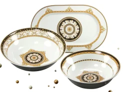Majestosa - Servier-Set-3tlg - Schwarz