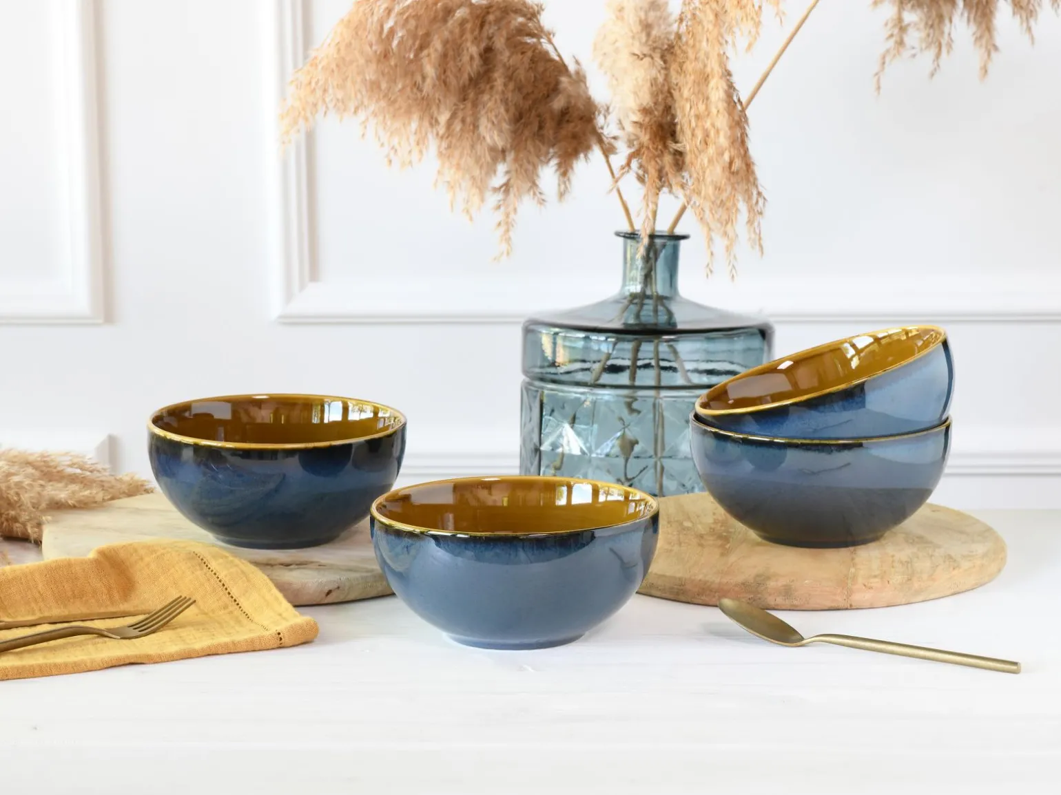 Mallorca - Buddha Bowl 4-tlg - Blau