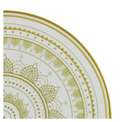 Mandala - Tellerset 12-tlg - Gold-Schwarz