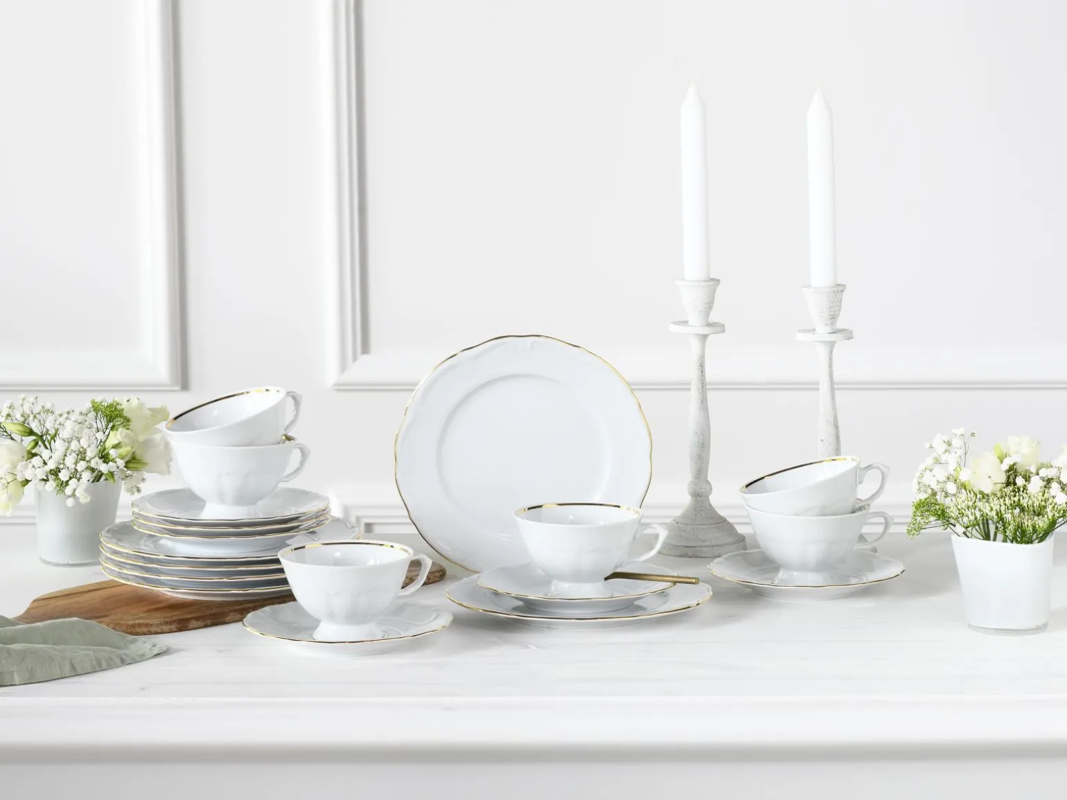 Maria Theresia - Kaffeeservice 18-tlg - gold