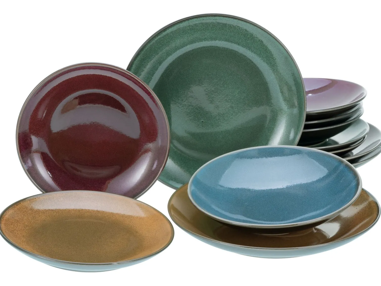 Marrakesch - Tellerset 12-tlg - bunt