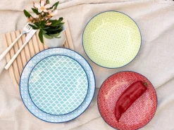 Mediterran - Tellerset 12-tlg - Bunt