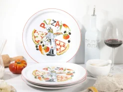 Milano - Pizzateller 4-tlg - Pizzabäcker