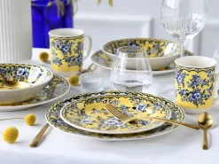 Ming Flower - Kombiservice 16-tlg - Gelb