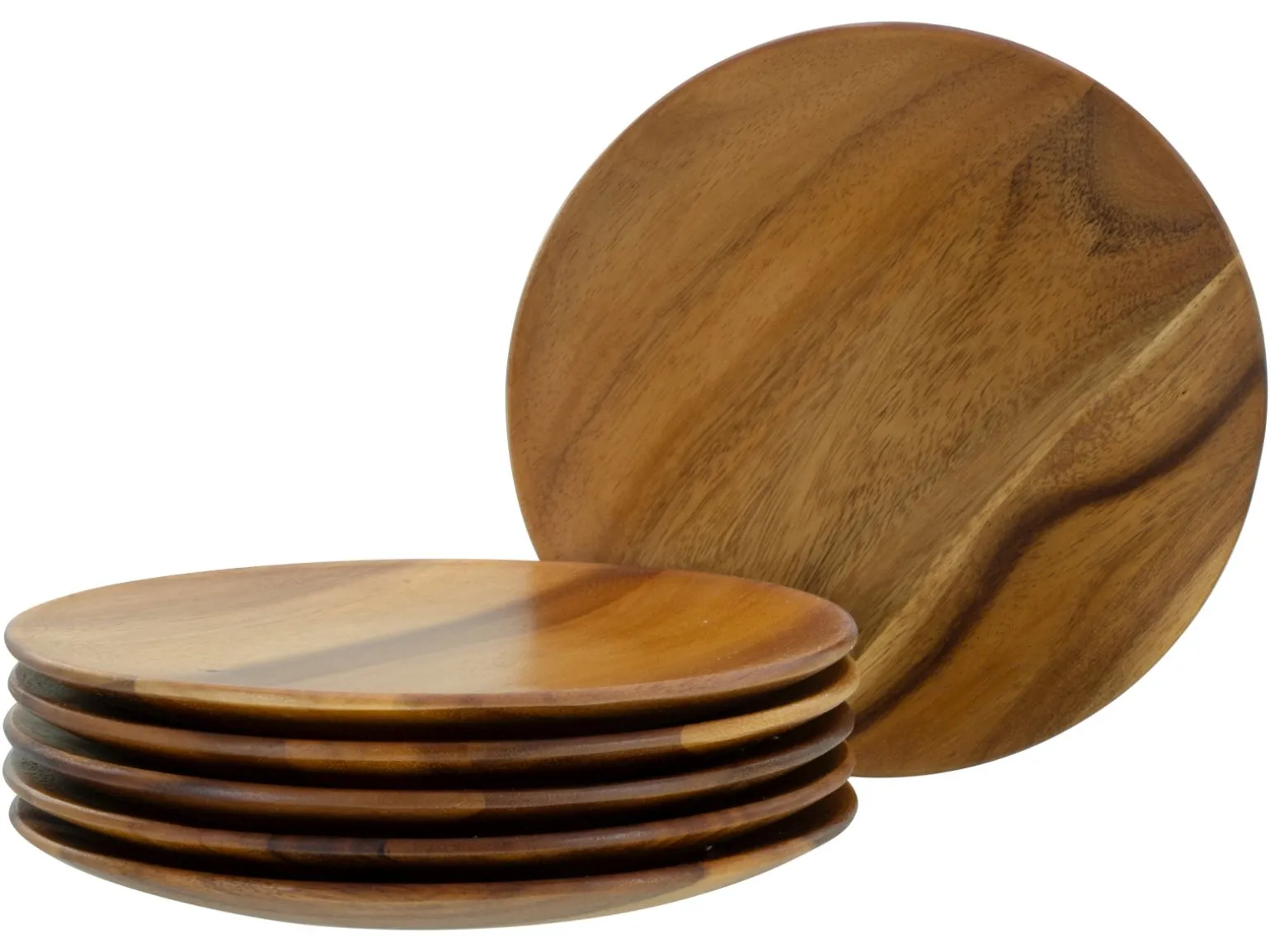 Nature Collection - Tellerset 6-tlg - Akazienholz