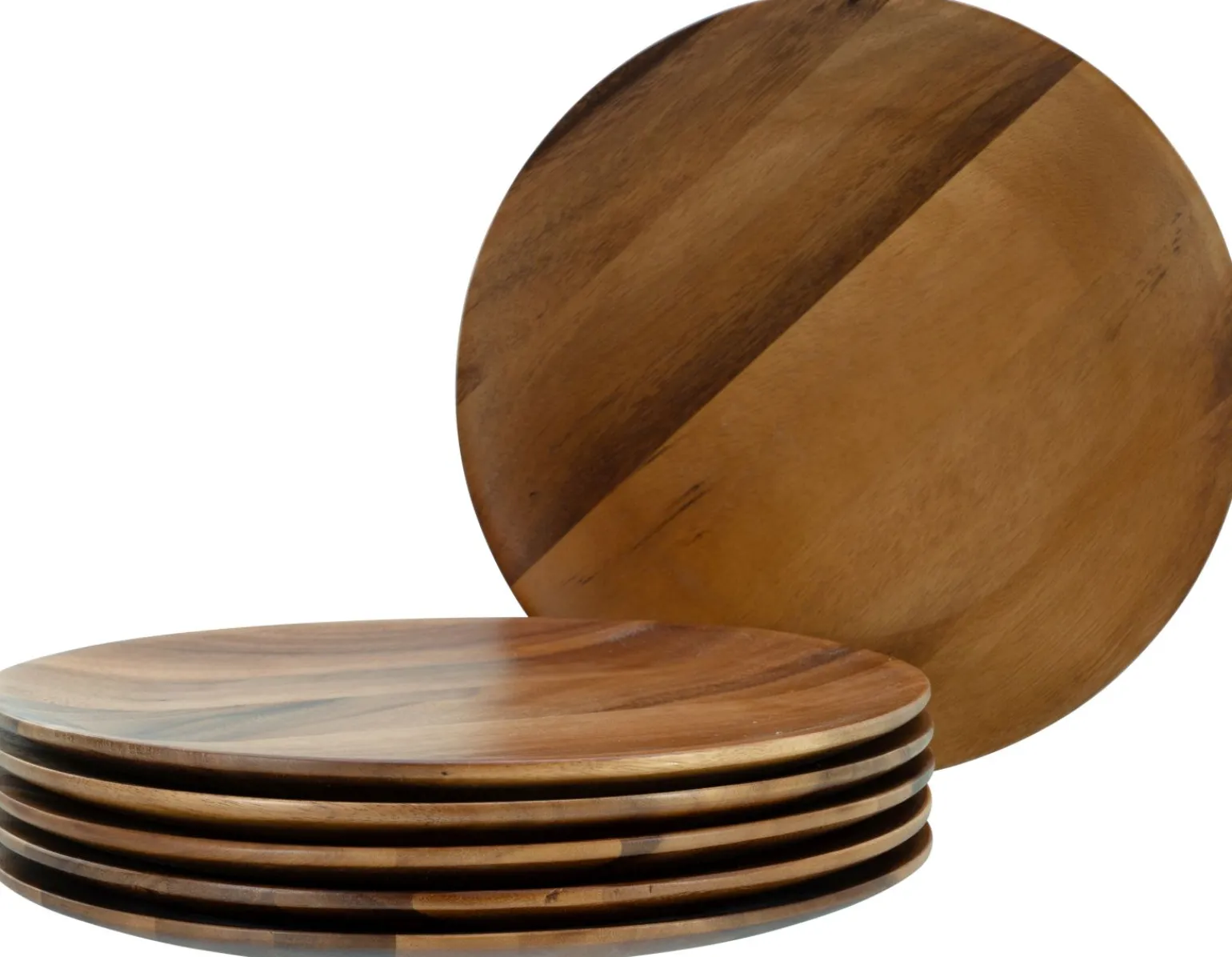 Nature Collection - Tellerset 6-tlg - Akazienholz