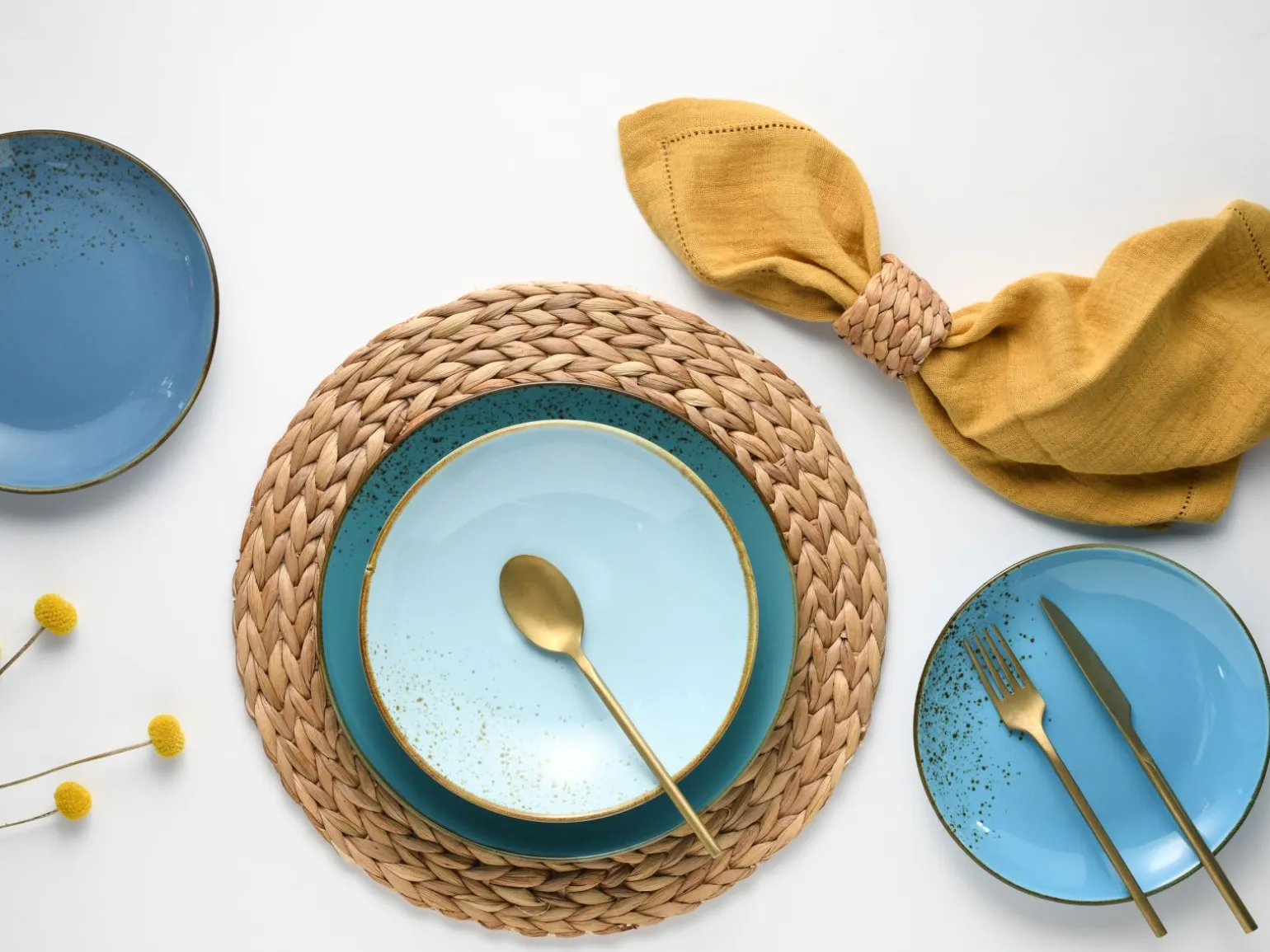 Nature Collection - Tellerset 12-tlg - bunt