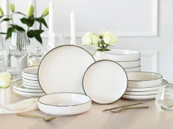 Nordic Festive - Tellerset 18-tlg - Schwarz