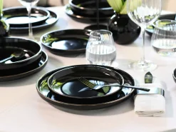 Nordic Festive - Tellerset 18-tlg - Schwarz