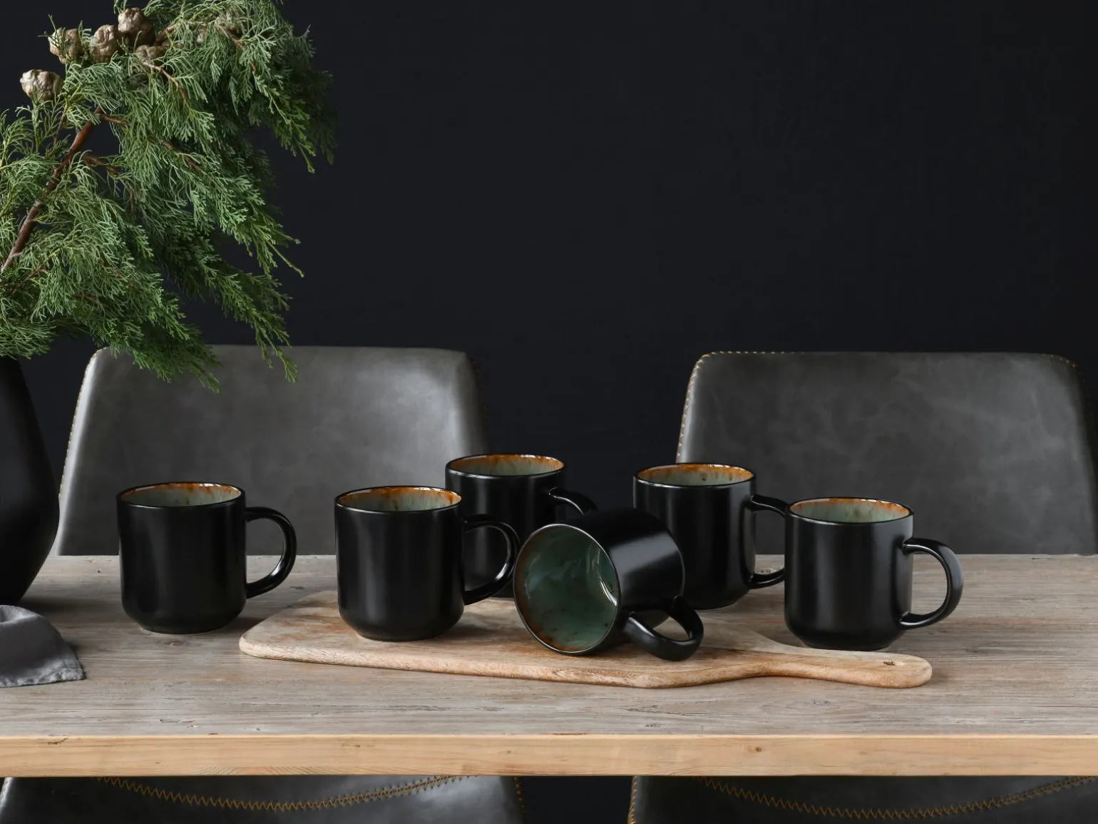 Nordic Fjord - Kaffeebecher 6-tlg - beige