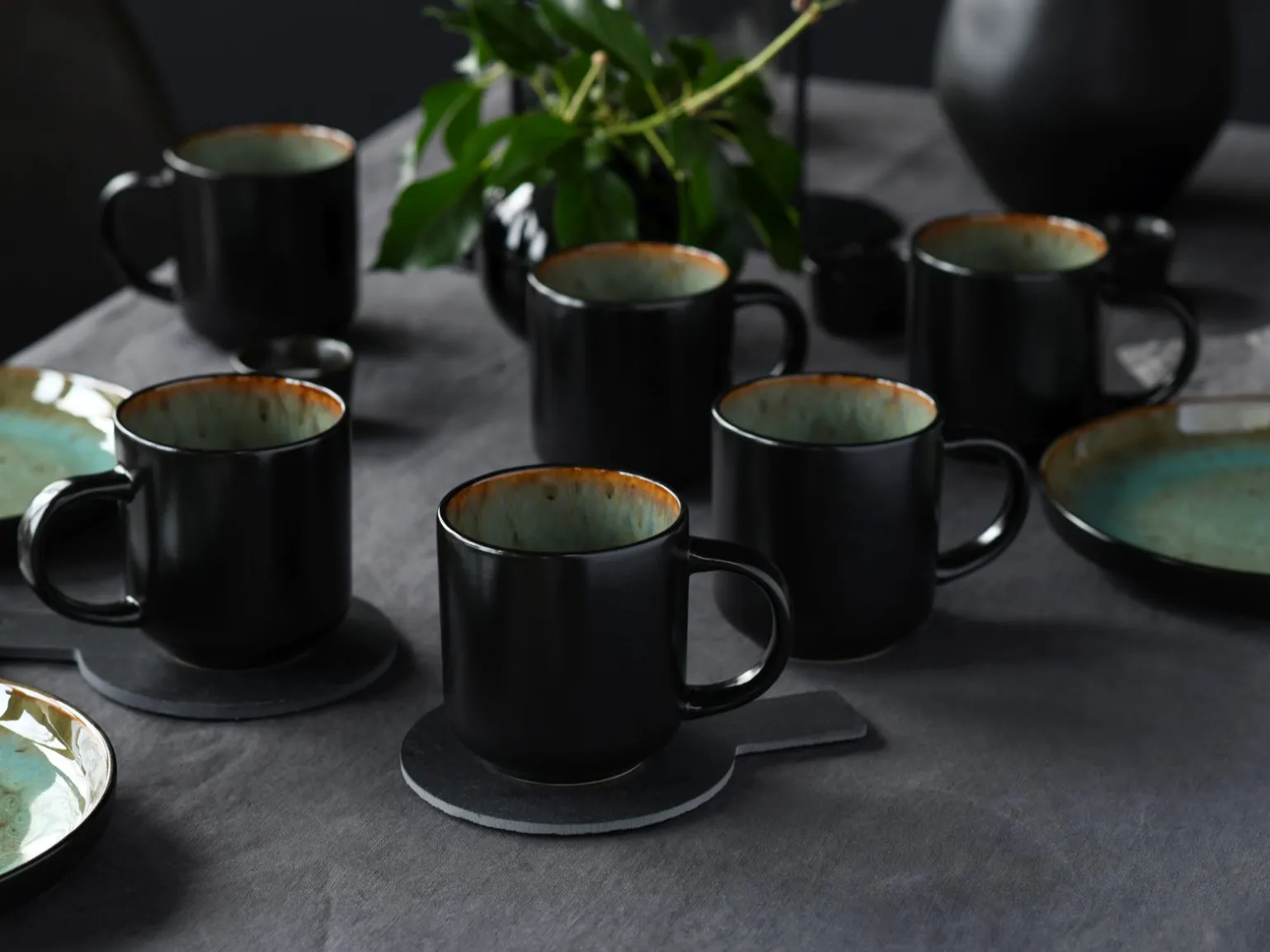 Nordic Fjord - Kaffeebecher 6-tlg - beige