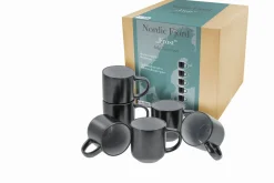 Nordic Fjord - Kaffeebecher 6-tlg - beige