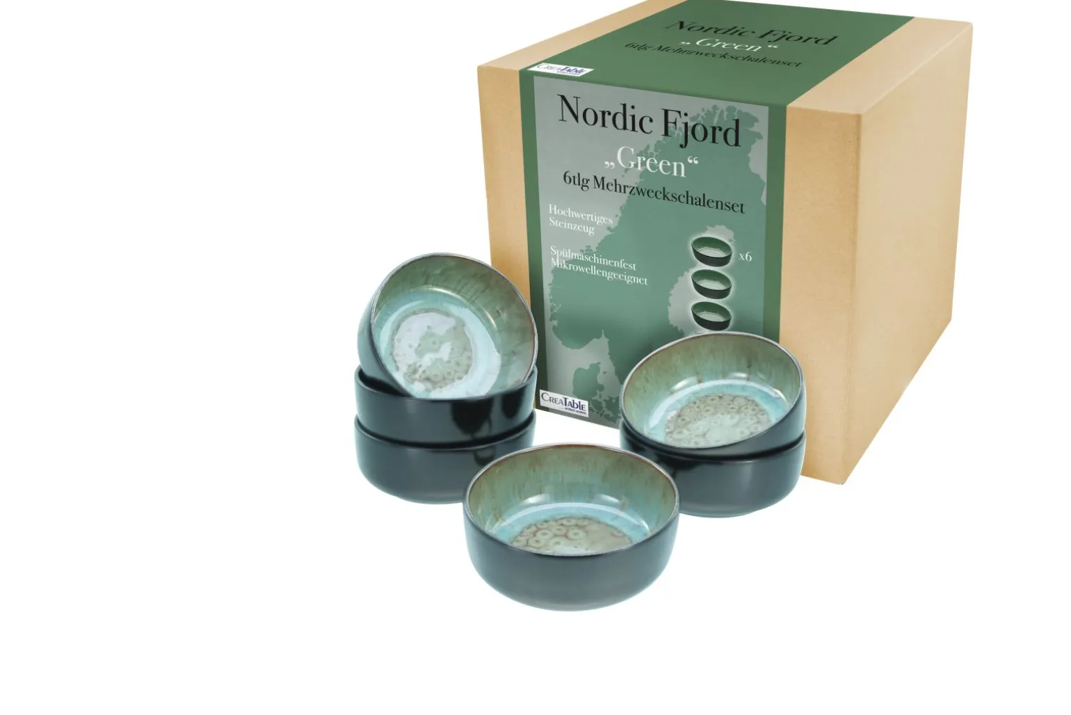 Nordic Fjord - Müslischale 6-tlg - beige