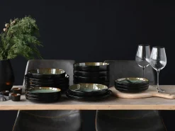 Nordic Fjord - Tellerset 18-tlg - beige