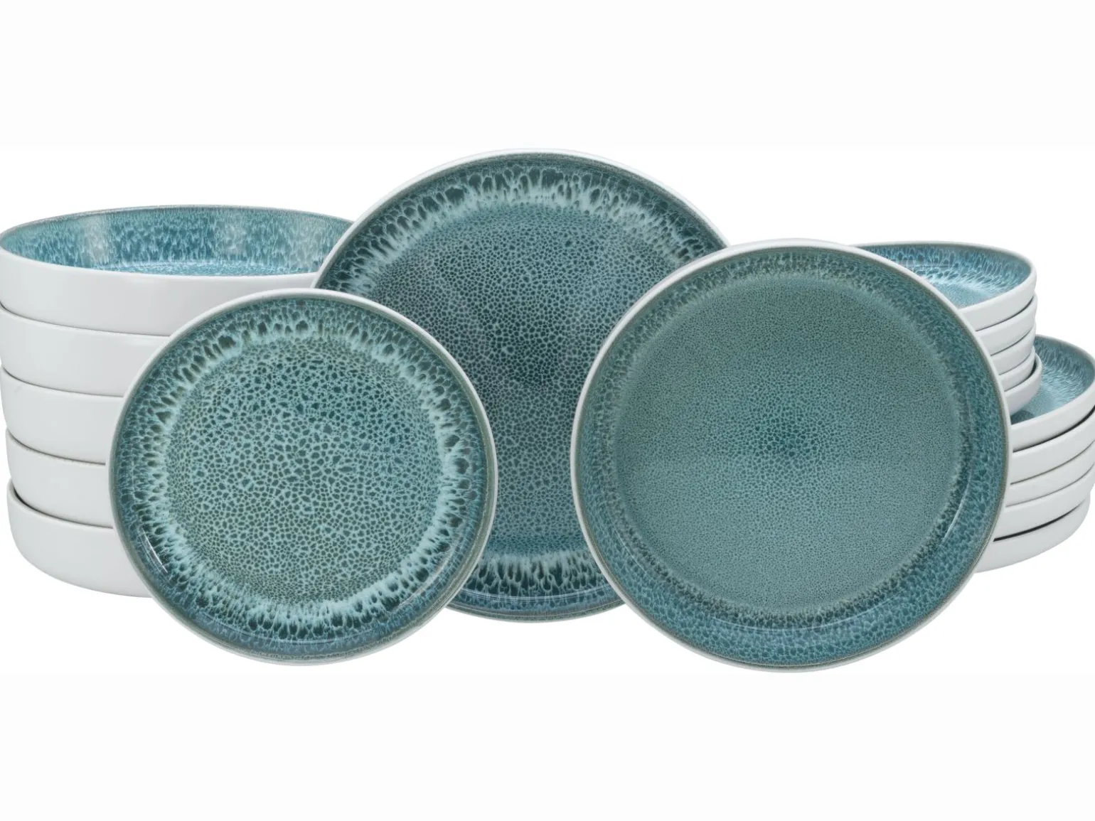 Nordic Fjord - Tellerset 18-tlg - beige