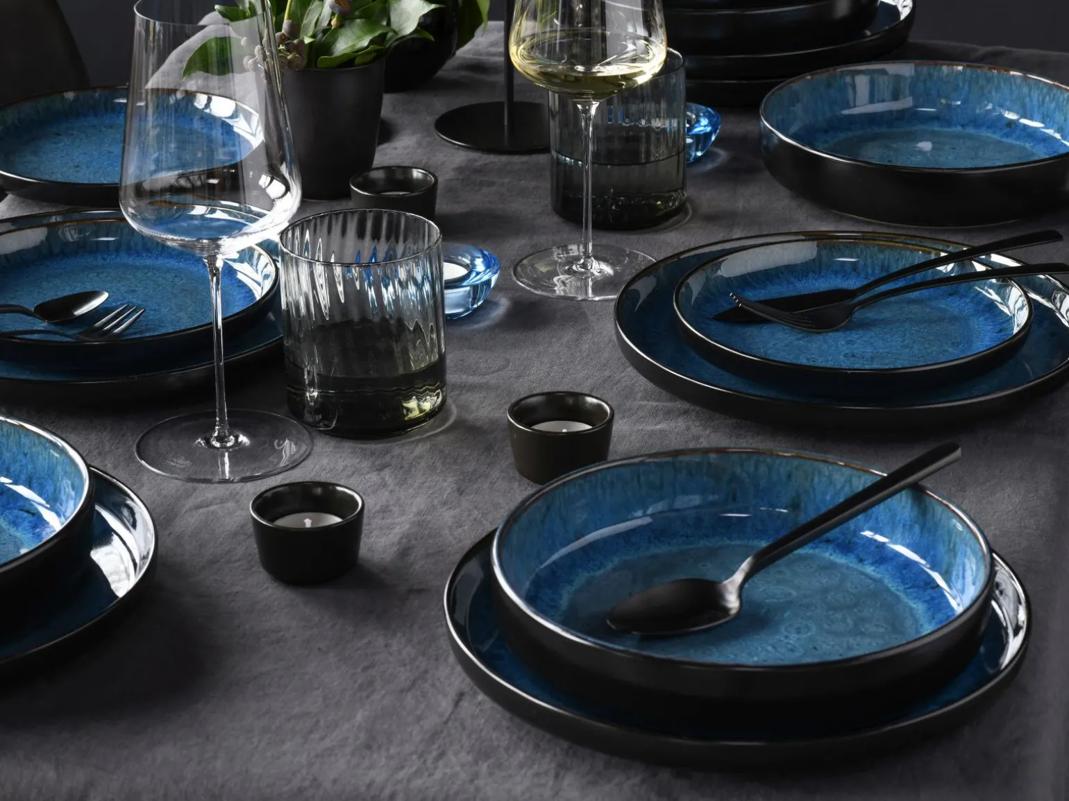 Nordic Fjord - Tellerset 18-tlg - beige