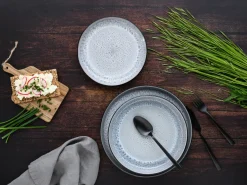 Nordic Fjord - Tellerset 18-tlg - beige