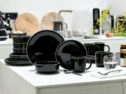 Nordic Gourmet - Kombiservice 16-tlg - Schwarz