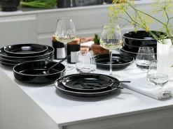 Nordic Gourmet - Tellerset 18-tlg - Schwarz
