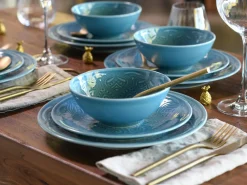 Orient Mandala - Tellerset 12-tlg - Aquamarine