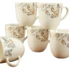 Palacio - Kaffeebecher 6-tlg - Creme