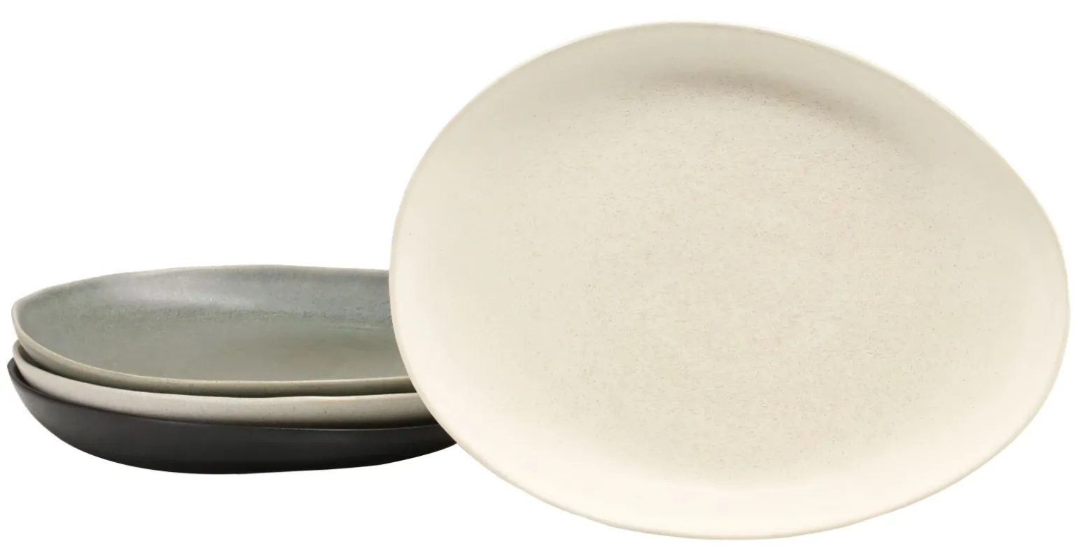 Pietra - Dessertteller 4-tlg - bunt