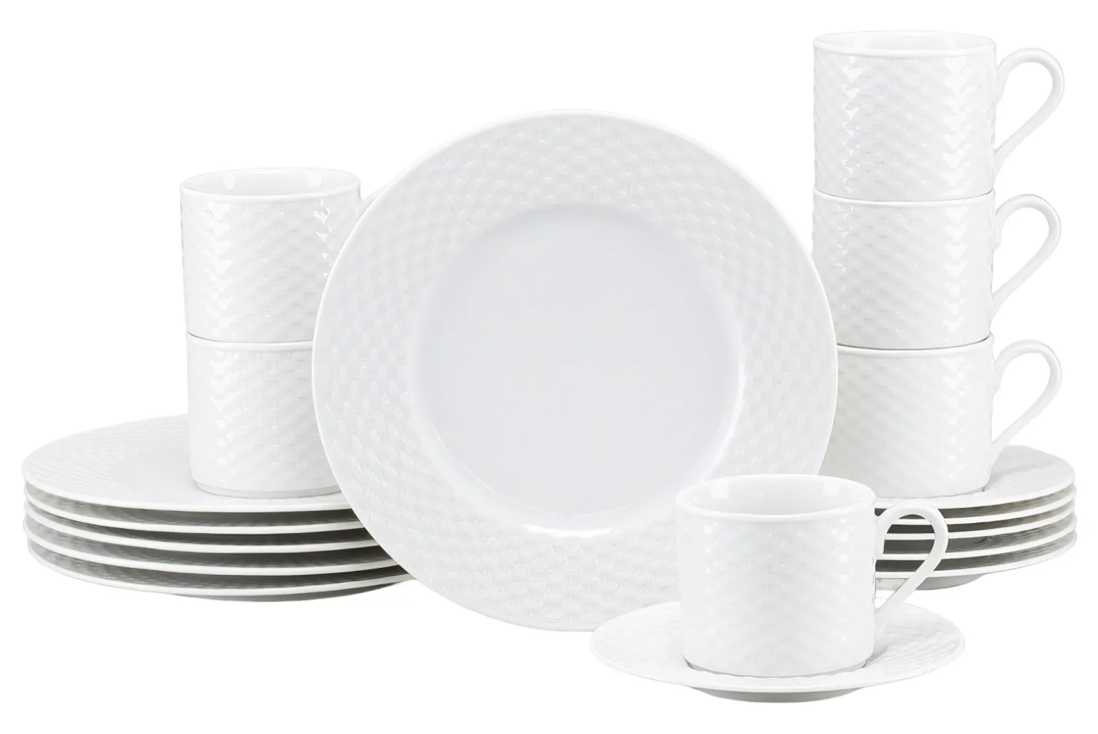 Polo - Kaffeeservice 18-tlg - Weiss