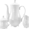 Rokoko - Kaffeegarnitur 3-tlg - Weiss