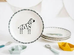 Safari - Tellerset 4-tlg - Bunt