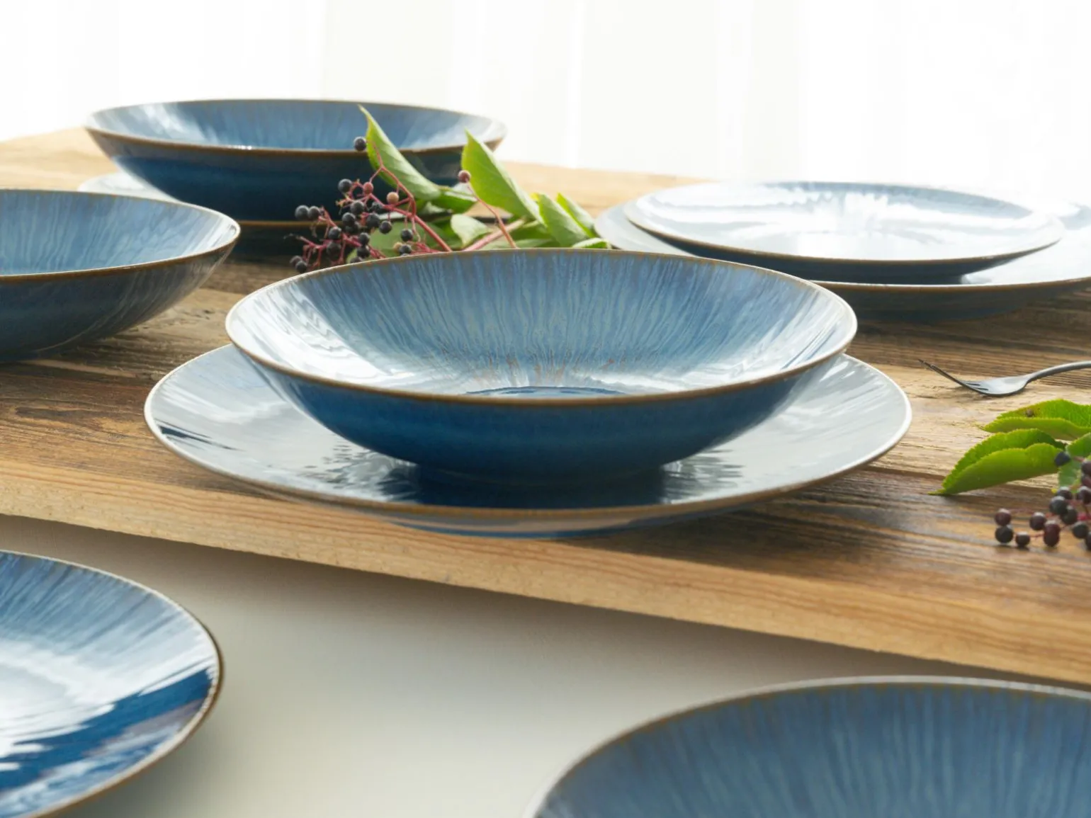Sea Breeze - Tellerset 18-tlg - Hellblau