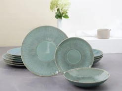 Sea Breeze - Tellerset 12-tlg - Mint