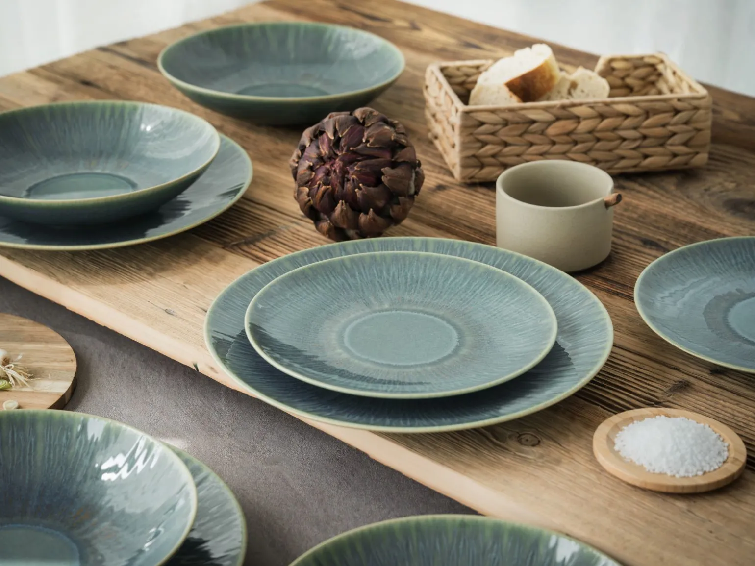 Sea Breeze - Tellerset 12-tlg - Mint