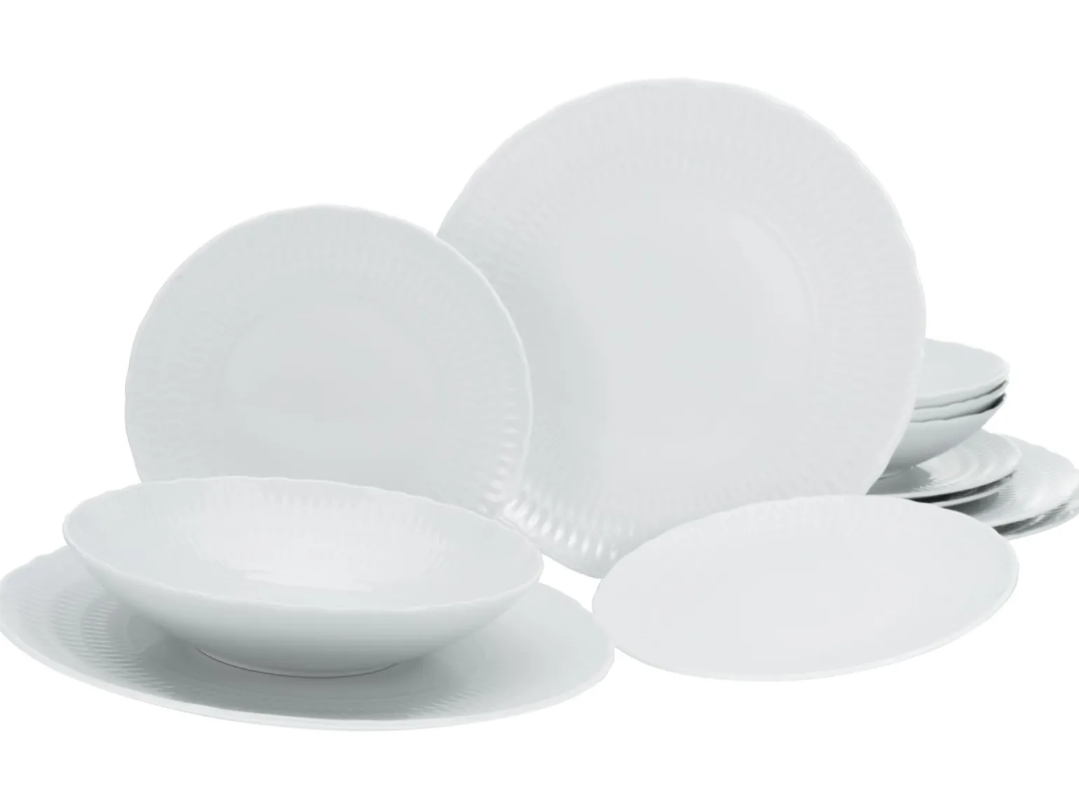 Sofia - Tellerset 12-tlg - White