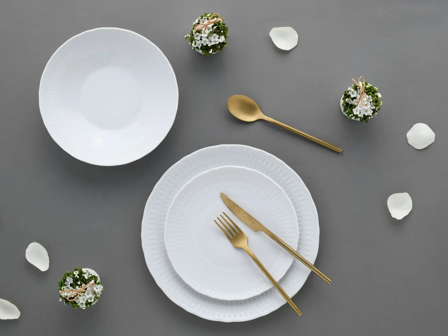 Sofia - Tellerset 12-tlg - White