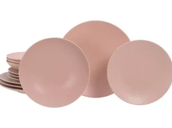 Soft Touch - Tellerset 12-tlg, Soft Touch - Tafelservice 12-tlg - Schwarz