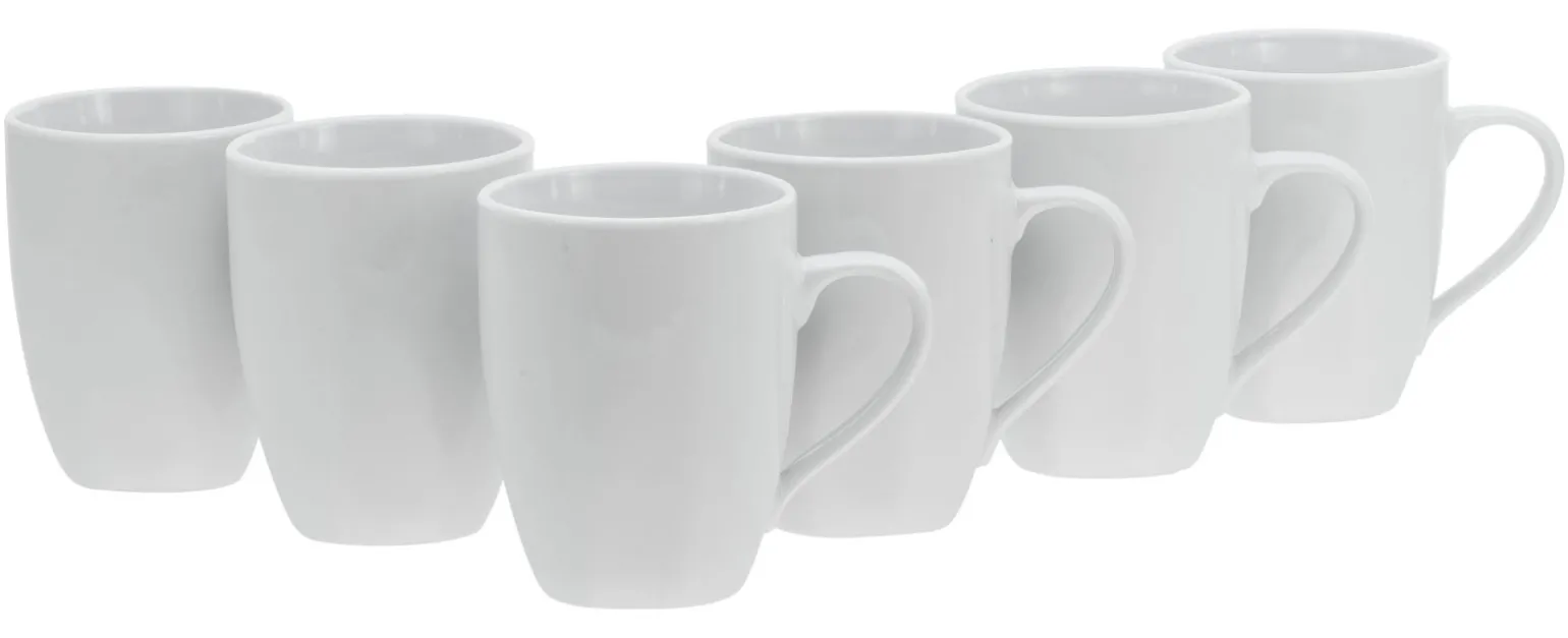 Square - Kaffeebecher 6-tlg - Weiss