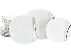 Square - Tafelservice 18-tlg, Square - Tellerset 18-tlg - Weiss
