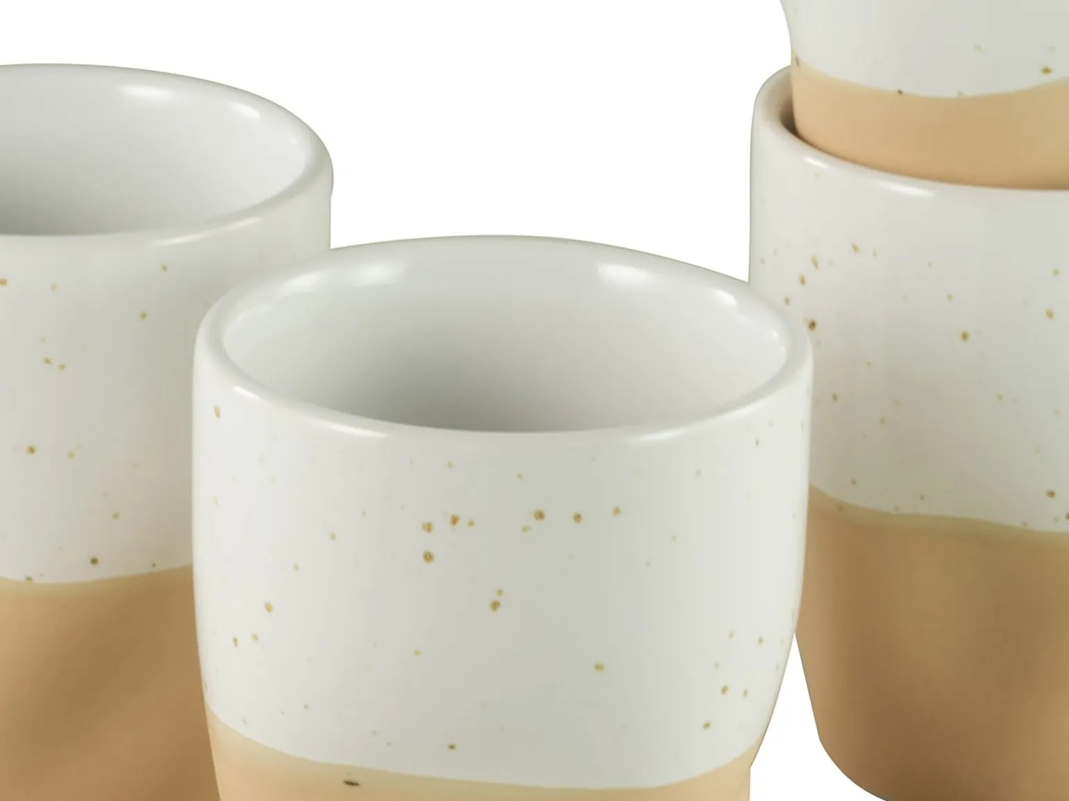 Squeezy - Kaffeebecher 4-tlg - Natural