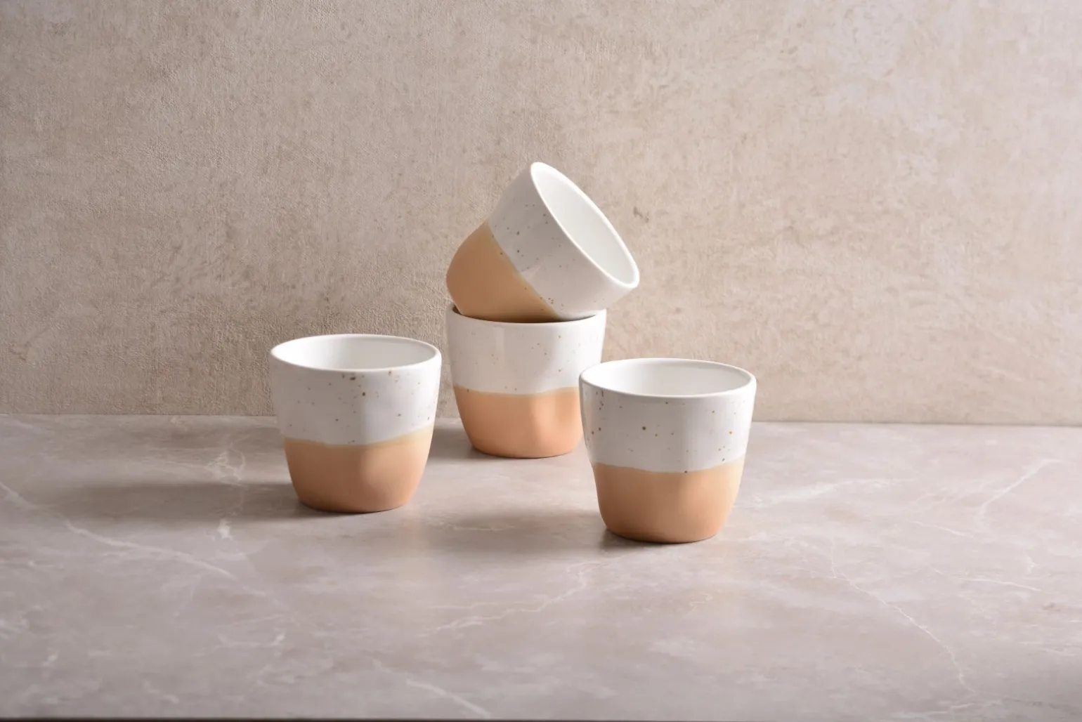 Squeezy - Teebecher 4-tlg - Natural