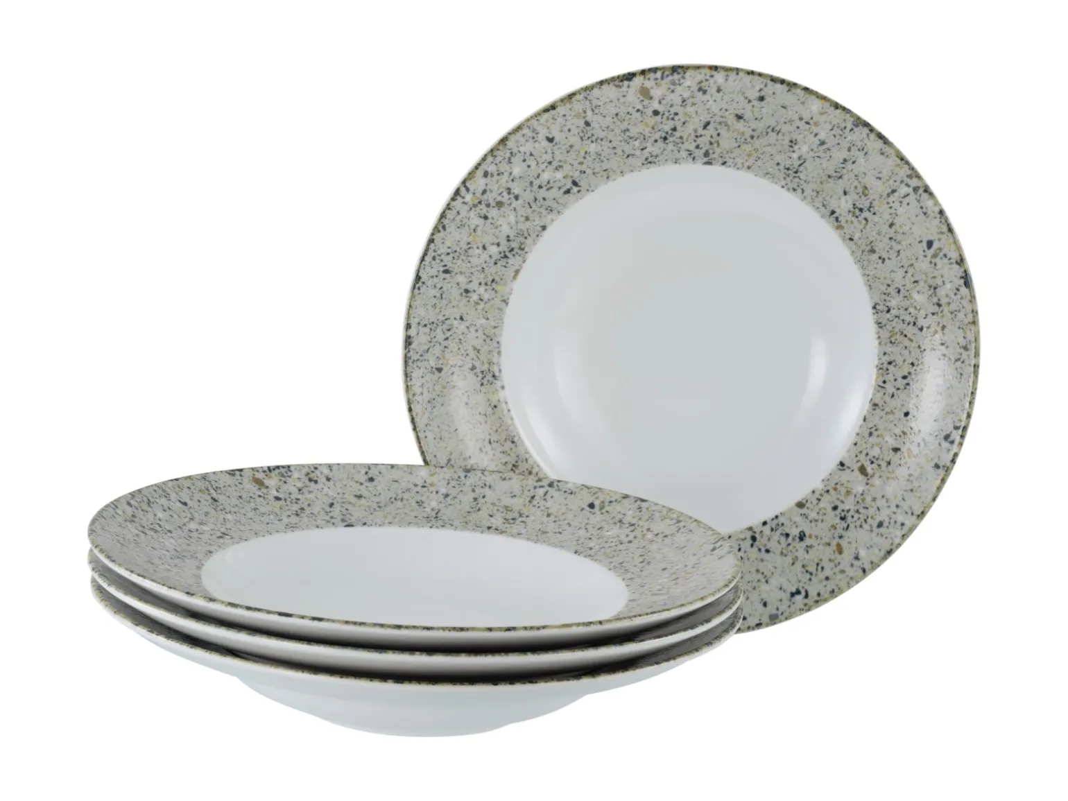Stone Collection - Pastateller 4-tlg - Bunt