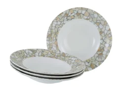 Stone Collection - Pastateller 4-tlg - Bunt