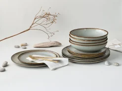 Stone - Tellerset 12-tlg - Grey