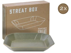 Streat Food - Box 2-tlg - Schwarz