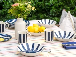 Summer Stripes - Kombiservice 16-tlg - Blau