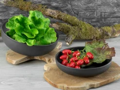 Uno - Salatschüssel 2-tlg - Black