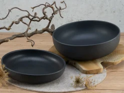 Uno - Salatschüssel 2-tlg - Black