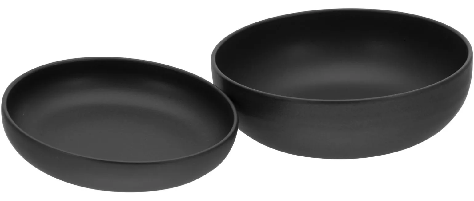 Uno - Salatschüssel 2-tlg - Black