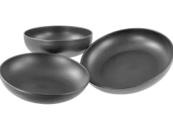 Uno - Servierschalen 3-tlg - Black
