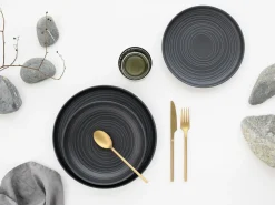 Uno - Tellerset 12-tlg - Black