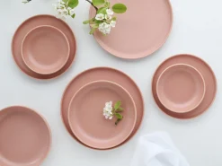 Uno - Tellerset 8-tlg - Rusty Rose